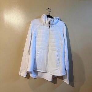 NWT white Tek gear zip up